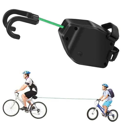Berich Verstellbares Fahrrad-Abschleppseil für Kinder, 2.5m Fahrrad-Traktionsseil, Eltern-Kind-Zugseil mit Einer Tragfähigkei