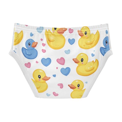 Wusikd Yellow Ducks Boys' Underwear Cotton Pink Boys Briefs Soft Toddler Underwear 2T2