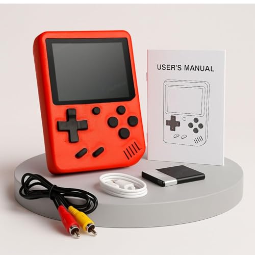 Image of GRAPHENE Retro Handheld Gaming Console 400 Classic Built-in Games Videogame 3.0-Inch Screen Rechargeable Battery Portable Video Game Player with TV Output (Pack of 1)