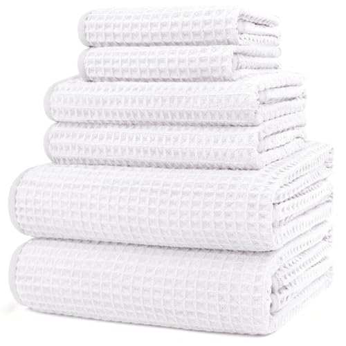 HOMEXCEL 6 Piece Premium Towels Set, 2 Bath...