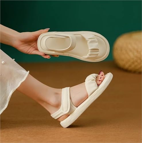 Women's Flat Sandals Comfortable Thick Sole Open Toe Flat Sandals Adjustable For Summer Dressy Formal Daily Work Party3