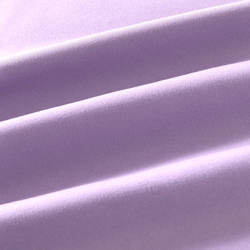 Image of 2 Pack Microfiber Zipper Pillowcases, Soft Comfortable Not Shrink Purple Pillow Case, Standard Pillow Cases Set of 2 (20x26 Inches)