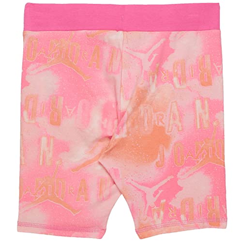 Jordan Girl's Essentials All Over Print Bike Shorts (Little Kids/Big Kids) Pinksicle LG (12-14 Big Kid)2