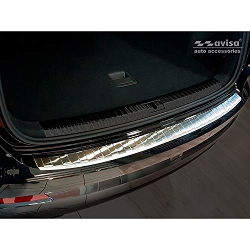 Seuil de coffre pour Audi Q3 protégez votre pare-chocs en inox Avisa Ribs
