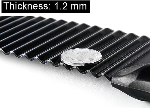 Image of Crinkle Cut Knife Wavy Vegetable Cutter, Stainless Steel Crinkle Cutter Knife for Potato, French Fries, Carrot, Cucumber, Fruits & Vegetables, Zigzag Slicer for Kitchen, Salad & Garnish