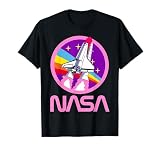 Nerdy NASA Rainbow Rocket Launch Girls Science Teacher T-Shirt