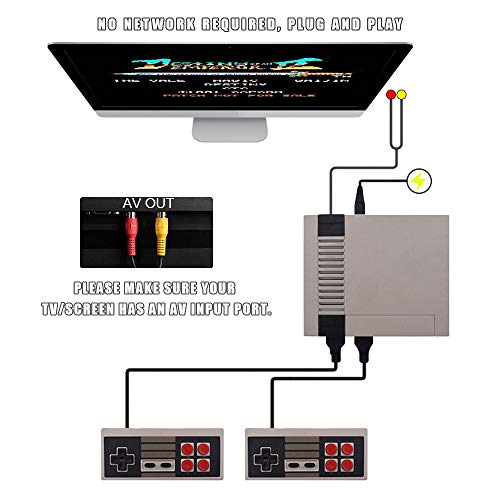 Classic Game Console, Handheld Mini Retro Gaming Console with Built in 620 Video Classic Games and 2x4 Classic Edition… - Image 6