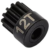 Hot Racing CSG1812 12T 48P Hardened Steel Pinion 1/8 Bore