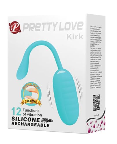 Pretty Love - Kirk Huevo Vibrador Recargable Verde Claro