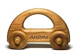 Wooden Toy Car – Handmade Natural Wood Push Car for Toddlers & Kids, Classic Gift Toy for Everyday Play