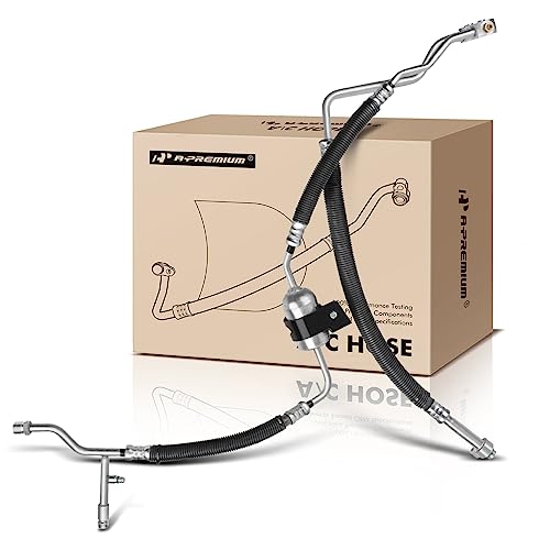 A-Premium A/C Suction Hose & Discharge Line Hose Assembly Compatible with Ford F - Detailed View