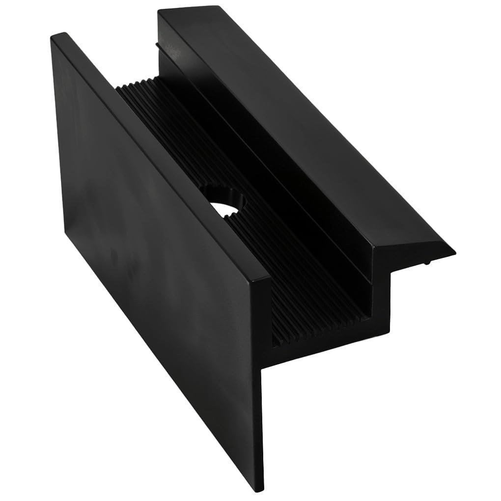 doitBau - 4x Umfangreiche Befestigungen für Solarmodule | PV-Endklemme 30mm in Schwarz | Befestigungen für Solarmodule | Solarmodul Halterung 30 mm | Modulklemmen Solar | Endklemmen 30mm Schwarz