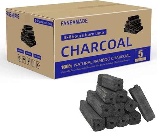 FANEAMADE Bamboo Charcoal for Grilling & Smoking5lb