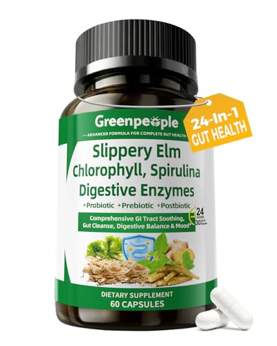 GREENPEOPLE Digestive Enzymes with Slippery Elm & Probiotics (60 CT)