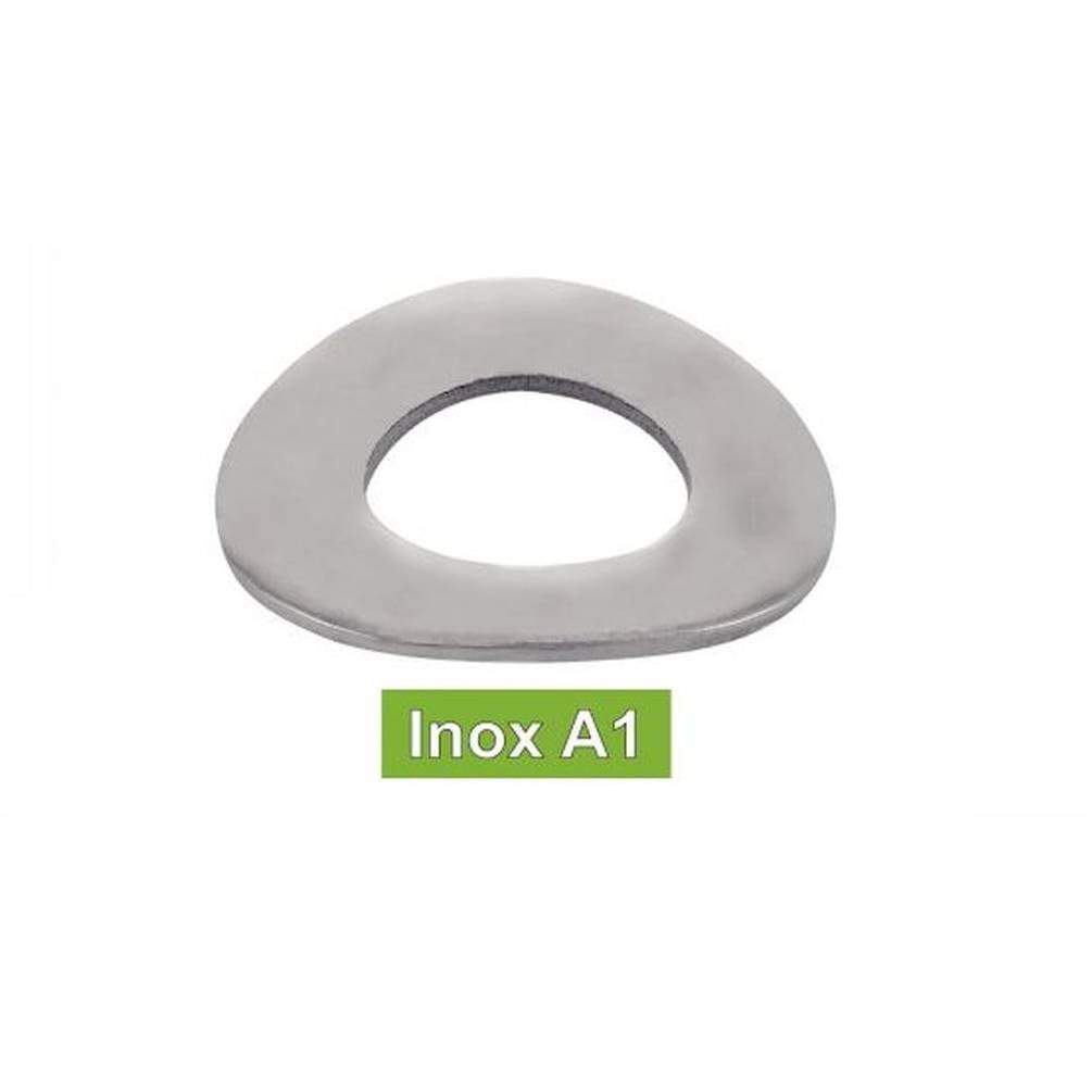 50 Arandelas elásticas onduladas 20 mm - DIN 137 B - UNI 8840 B - Inox A1 - D-Work