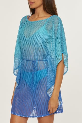 Trina Turk Women's Standard Sun Opal Crochet Caftan, Casual, Beach Cover Ups2