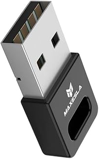 Maxesla Bluetooth Adapter - Wireless Bluetooth 4.0 USB Dongle, Bluetooth Transmitter Receiver for Windows 7/8/10/Vista/XP Laptop PC for Bluetooth Speaker, Headset, Keyboard, Mouse, Game Controller