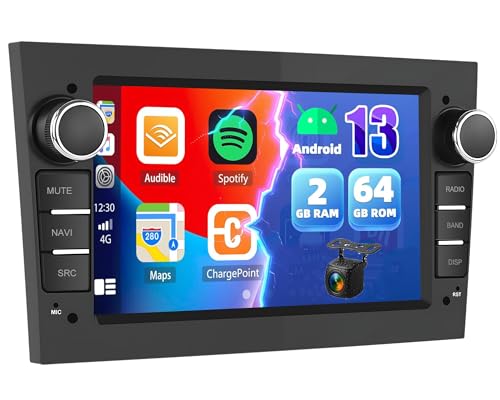 Zomolither 2+64G Android 15 Autoradio pour Opel Astra H Corsa D Vauxhall Meriva Zafira avec sans Fil Carplay Android Auto, 7