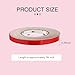 UGSHY 1 PC 3M Car Body Rim Strips Stickers with Adhesive, 16.4Ft x 0.3In Reflective Waterproof Night Visibility Vehicle Modified Decoration Strip Decals, Universal Automotive DIY Accessories (Red)