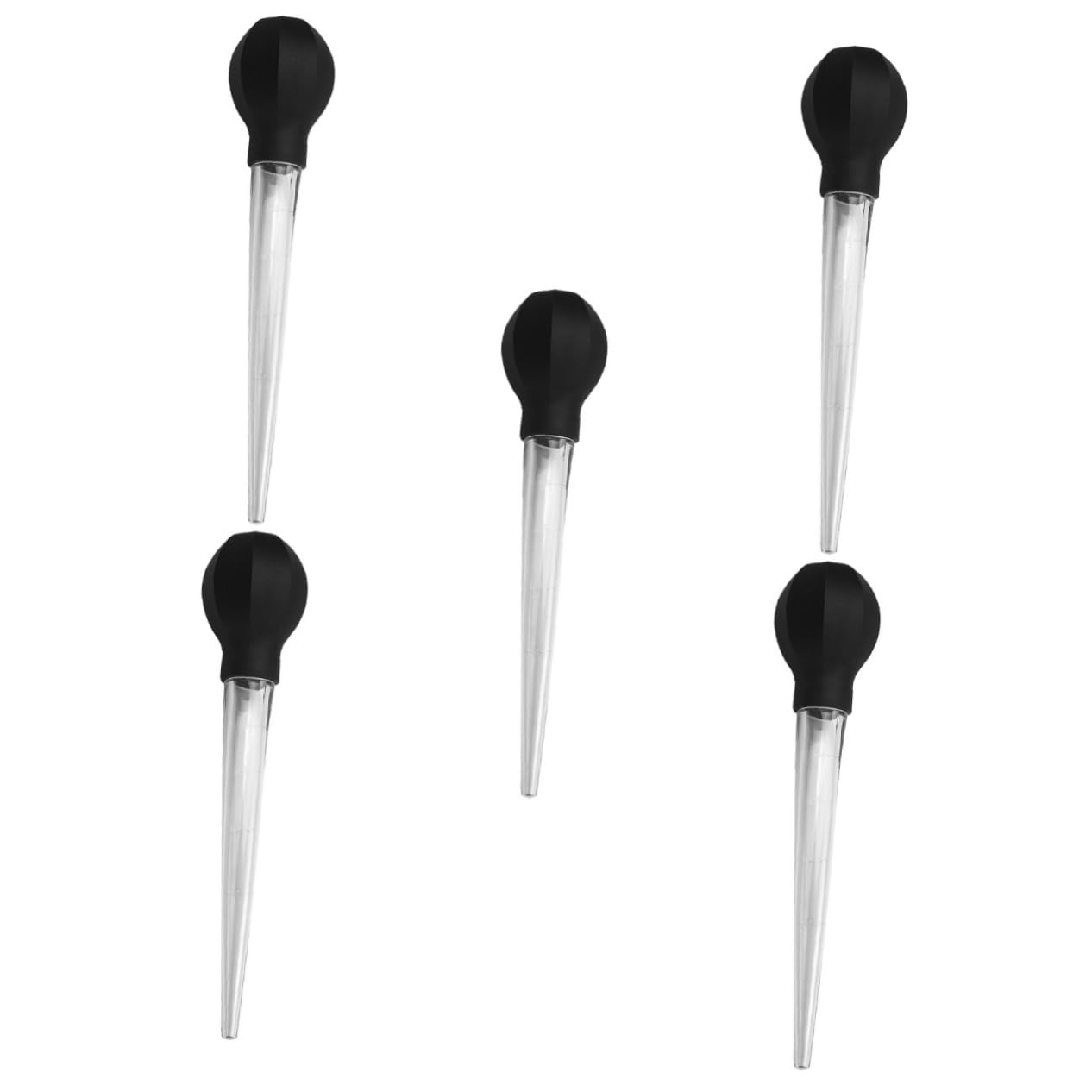 HANABASS 2pcs Plastic Silicone Turkey Baster Injector Marinade Pump Kitchen Oil Dropper Barbecue Accessory
