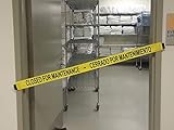 Closed for Maintenance Sign with Magnetic Ends - Bilingual