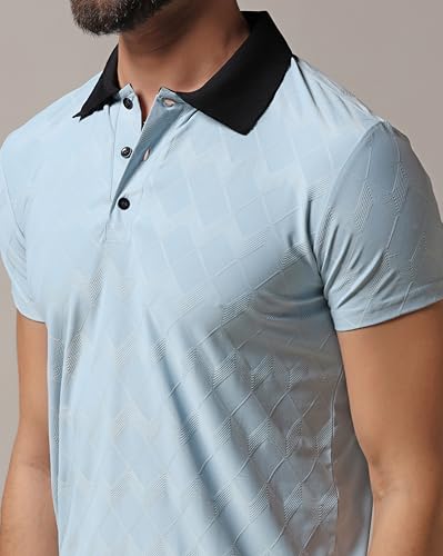 Image of TOPLOT Men's Regular Fit Polo T-Shirt