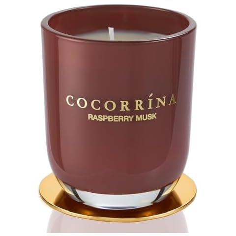 Cocorrína Raspberry Musk Scented Candle Cover