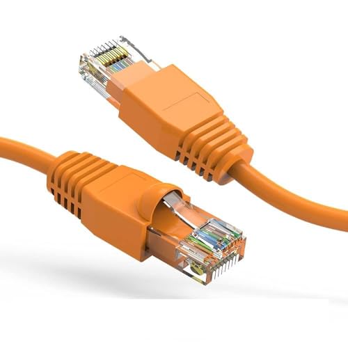 Cable de red Cat6A UTP 3 pies naranja, 2 unidades
