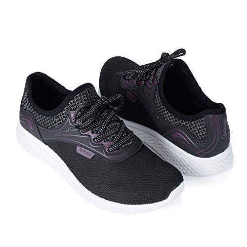 Tênis Kolosh Esportivo Feminino Preto/Roxo 38