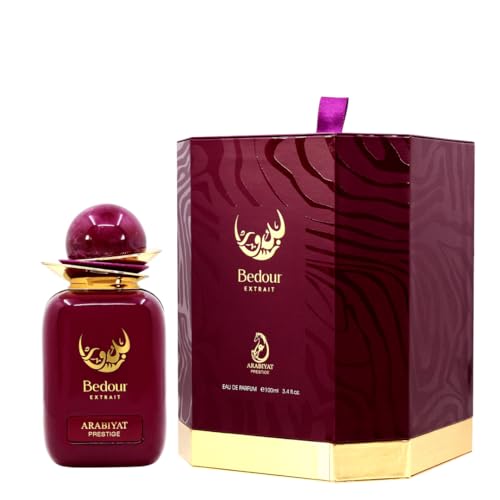 Image of Arabiyat Prestige Bedour EDP Perfume 100ml - for Women | Fruity Floral Fragrance with Red Fruits, Orange Blossom, Rose, Vanilla & Musk