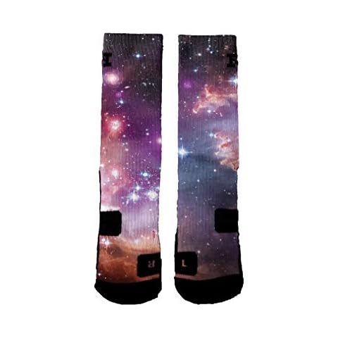 HoopSwagg Brand Athletic Socks Galaxy Large Cover