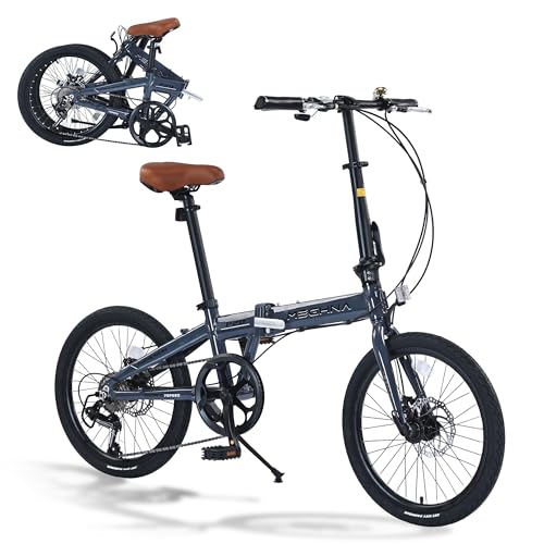 MEGHNA 20Zoll Faltrad Faltbar Fahrrad ALU Klapprad Shimano 7 Gang-Schaltung...