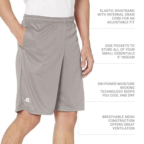 Image of Russell Athletic Men's Dri-Power Performance Short with Pockets