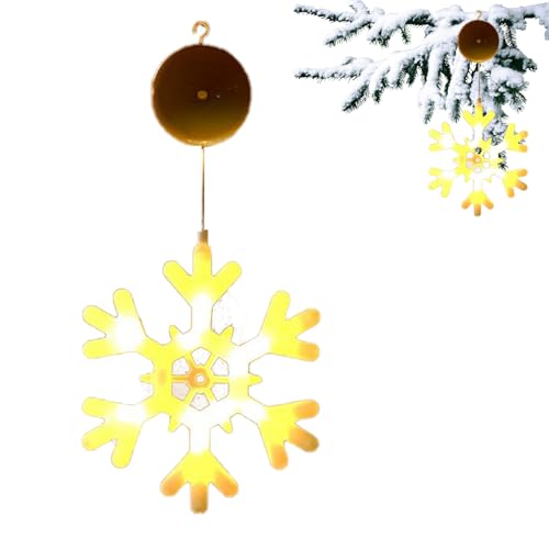 Yulokdwi Luces Navideñas Para Ventanas | Lámpara Con A Batería | Luz Cálida De Ventana Decoración Interior En Fiestas | Para Dormitorio Cocina Balcón Apartamento Hogar