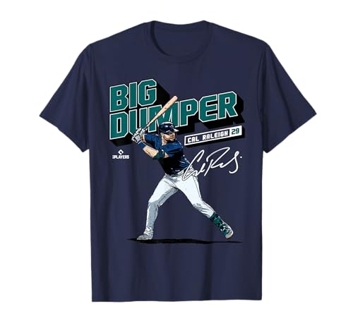 Cal Raleigh | Seattle MLB Baseball Players | MLBCRA205M T-Shirt
