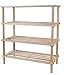 通用 Zapatero Madera Organizador de Zapatos Estantería Mueble 2/3/4 baldas (4 baldas)