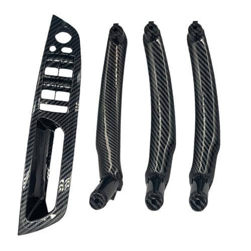 Garniture poignée porte intérieure BMW X5 E70 en fibre de carbone élégante