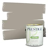 PRESTIGE Paints Interior Paint and Primer In One, 1-Gallon, Satin, Comparable Match of Benjamin Moore* Rockport Gray*