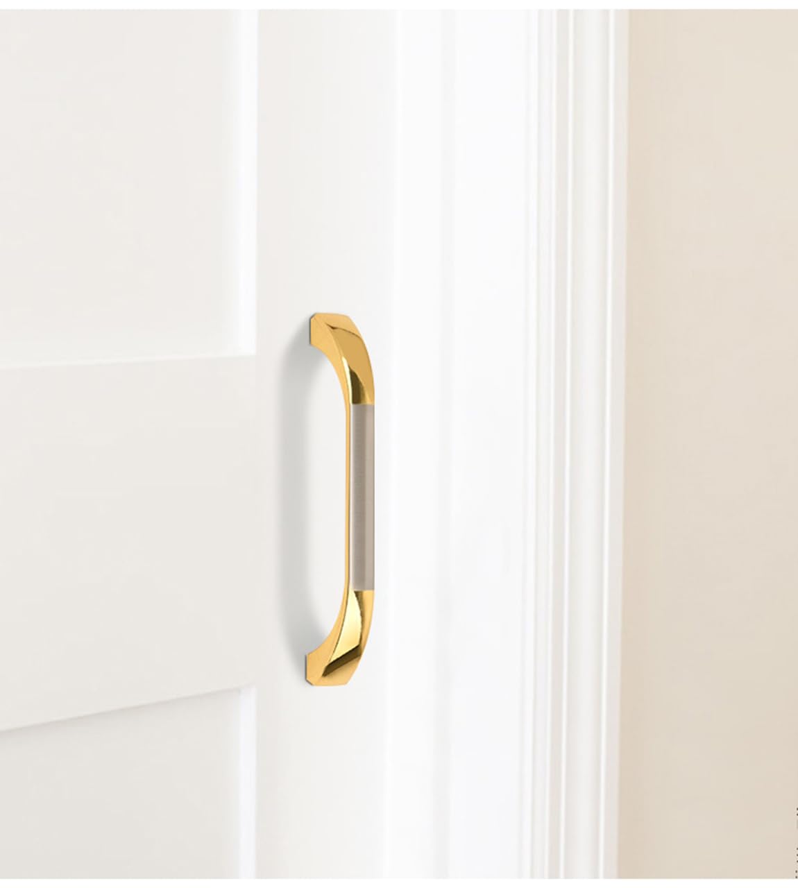 Amerdeco 10 Pezzi Maniglie Per Mobili Da Cucina Distanza Fori 96mm Oro Grigio Maniglie Cucina Armadietti In Acciaio Lega Di Zincoper Mobili Da Cucina Per Mobili UK0046