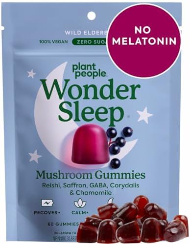 Mushroom Sleep Gummies – Reishi & Super Mushroom Blend for Relaxa...