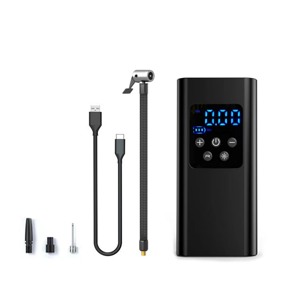 Gonfleur Pneus Voiture Electrique sans Fil pour Honda Civic 10th 2016 2017 2018 2019 2020, Compresseur Air Portatif, 150PSI Mini Pompe avec Ecran LCD et Lumière LED