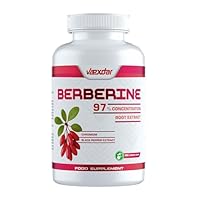 Berberina 1000mg Pura - Con Cromo y Pimienta Negra para mejorar la absorción - Extracto concentrado de Berberis Aristata - 120 Cápsulas Vegetales - Alta Absorción y Biodisponibilidad - Vaexdar