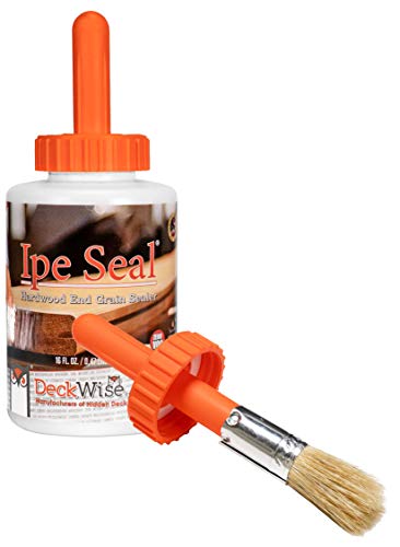 DeckWise Ipe Seal Hardwood End Grain Sealant for Fresh Cut Board Ends or Turning Blanks (16-oz.)