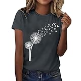 【Occasion】ce T-shirt couleur unie/floral pour femmes peut être porté pour diverses activités intérieures ou extérieures, y compris la vie quotidienne, les sorties informelles, les rendez-vous, le travail, le streetwear, la course à pied, l'entraînement, les vacances, les voyages, les fêtes et les sorties à la plage. Ce haut basique est un excellent choix pour toutes les occasions au printemps et en été.