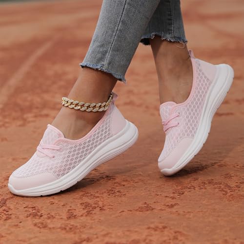 Women's Soft Sole Mesh Comfort Orthopedic Shoes, Comfortable Walking Shoes Women Arch Support, Breathable Low Top Casual Non-Slip Sneakers3