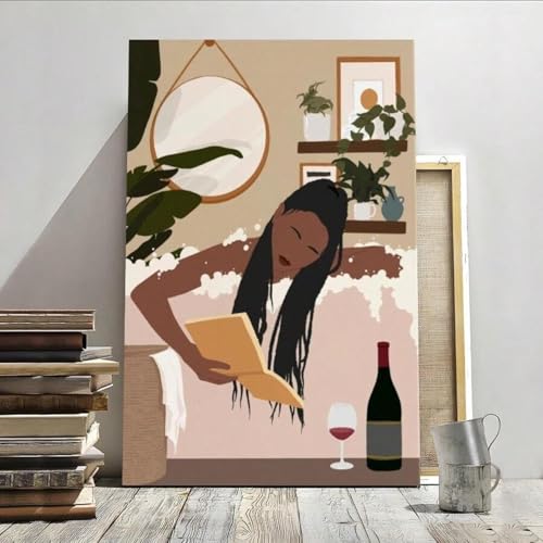 Affiche lecture et vin pour habiller un mur vide sans encombrer l'espace