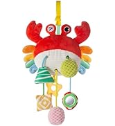 Car Seat Toy for Babies 0-6 Months, Stroller Toy with a Convenient clip, Carseat Toys Hanging Bab...