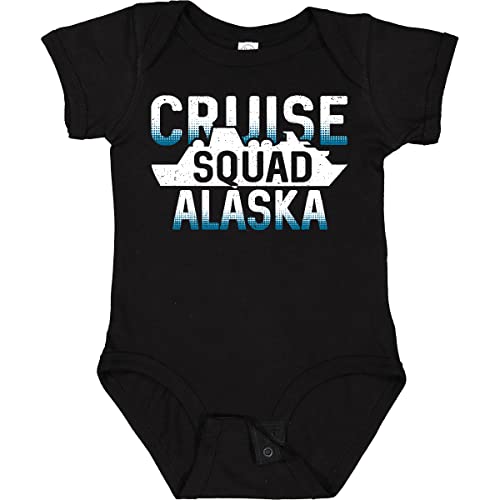 inktastic Alaska Cruise Squad Vacation Trip Baby Bodysuit Newborn 0040 Black 3618c