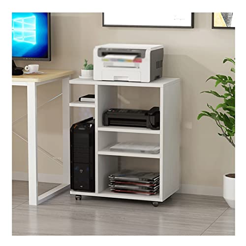 ELUKHT Soporte para impresora, soporte para impresora, para oficina, multicapa, para almacenamiento de archivos, polea para el hogar, estante de almacenamiento multifuncional para el hogar, oficina/a