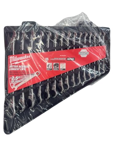 Milwaukee 15-Piece Metric Ratcheting Wrench Set